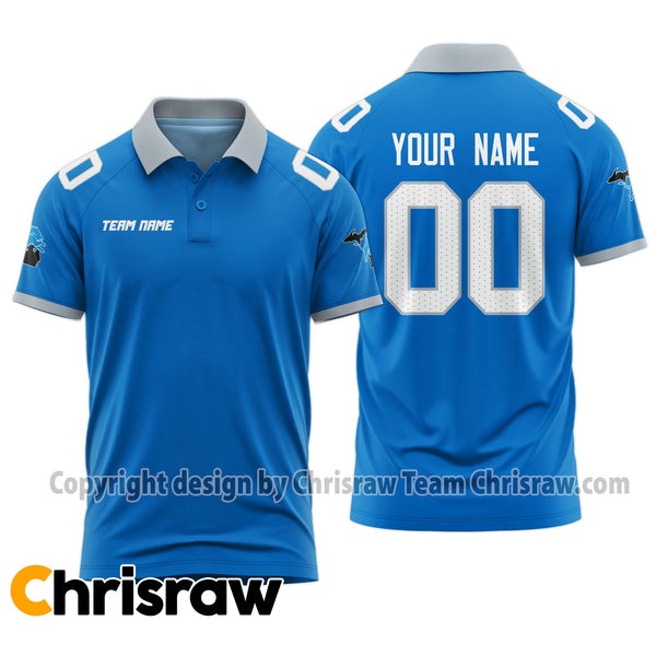 Lions Polo Custom Name & Number