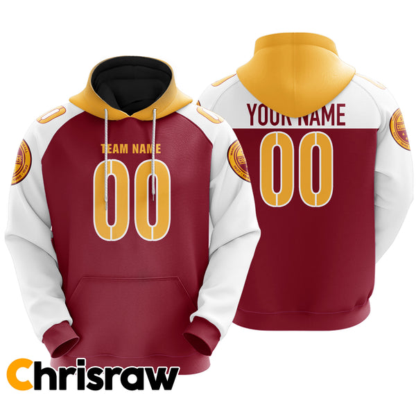 Pullover Sweatshirt Hoodie Custom Washington - V1