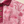 Chrisraw Tsuru Pink Polo Shirt — Japanese Crane Pink Toile Print
