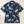 Chrisraw Hanazono Aloha Shirt — Japanese Floral White-on-Indigo Print