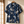 Chrisraw Hanazono Aloha Shirt — Japanese Floral White-on-Indigo Print