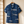 Chrisraw Boro Umi Aloha Shirt — Indigo Patchwork Fish Print
