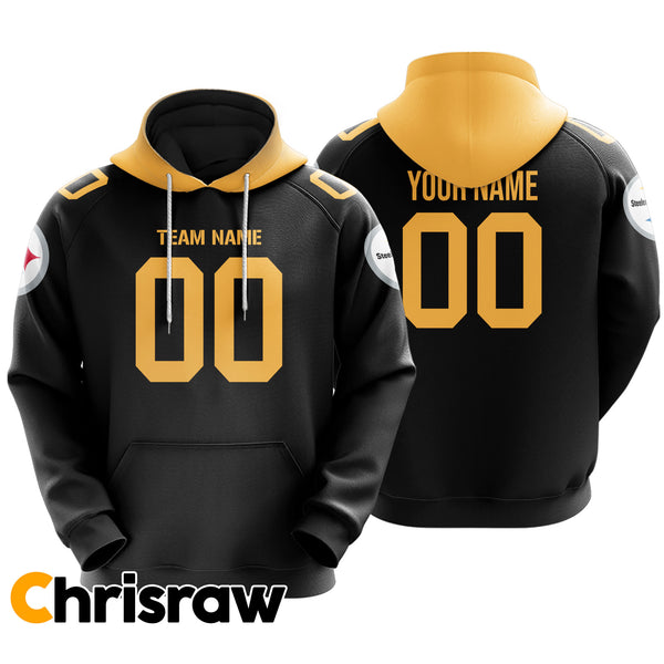 Pullover Sweatshirt Hoodie Custom Pittsburgh - V1