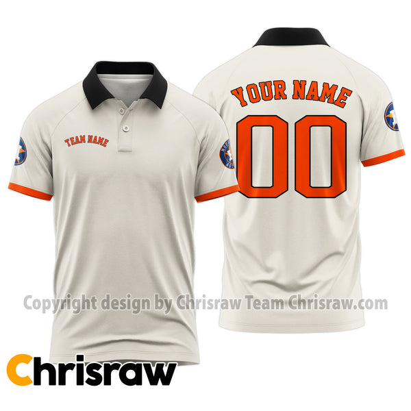 Astros Polo Custom Name & Number