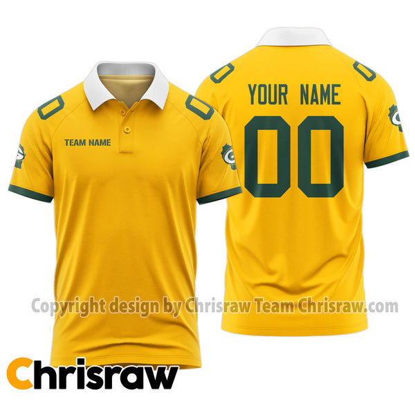 Packers Polo Custom Name & Number