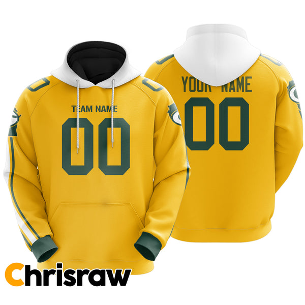 Pullover Sweatshirt Hoodie Custom Green Bay - V1