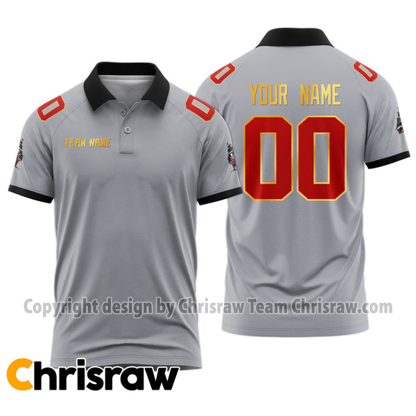 Buccaneers Polo Custom Name & Number