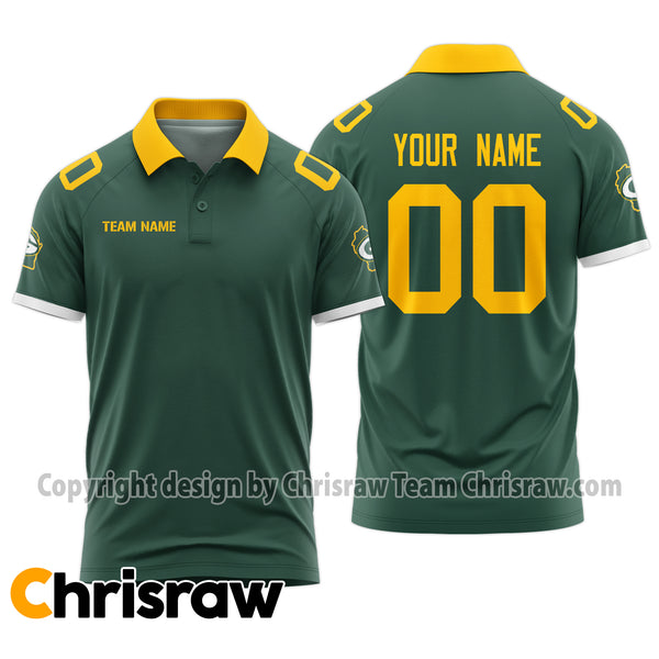 Packers Polo Custom Name & Number