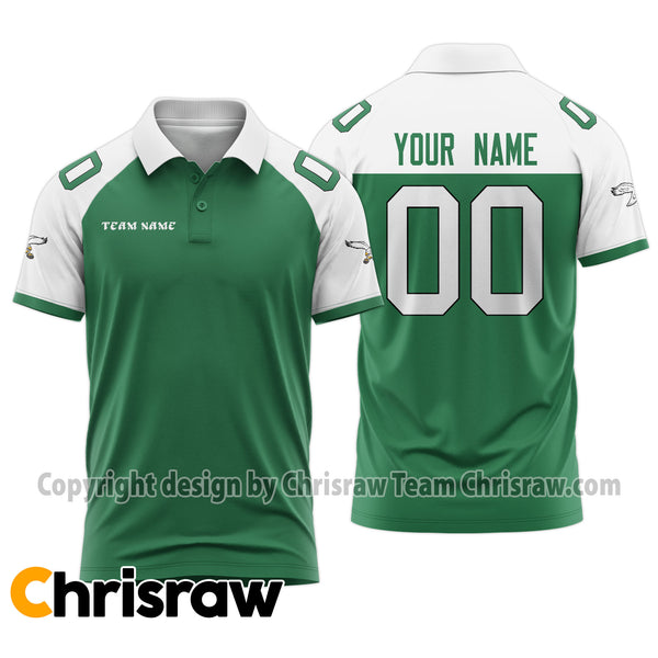 Eagles Polo Custom Name & Number