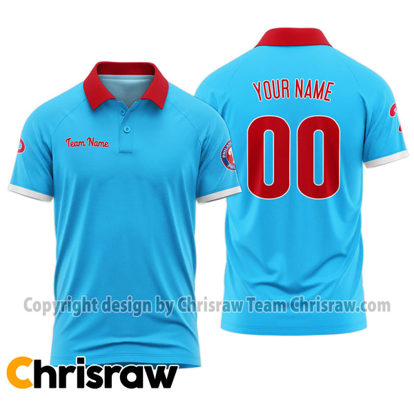 Phillies Polo Custom Name & Number