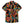 Chrisraw Men's Japanese Yayoi Kusama Forest Cat Ukiyo-e Short Sleeves Shirt