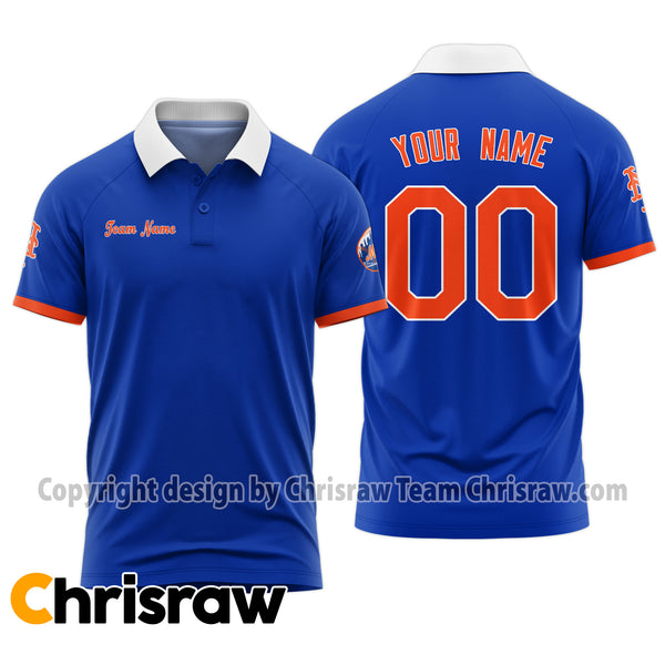 Mets Polo Custom Name & Number