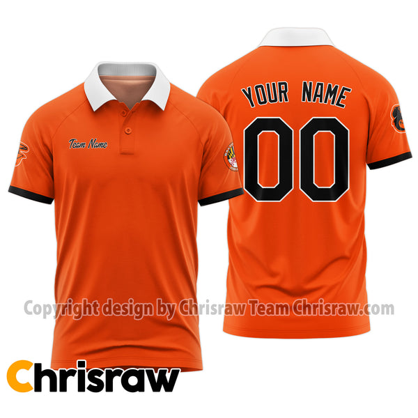 Orioles Polo Custom Name & Number