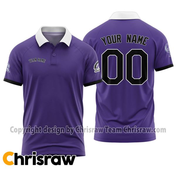 Rockies Polo Custom Name & Number=