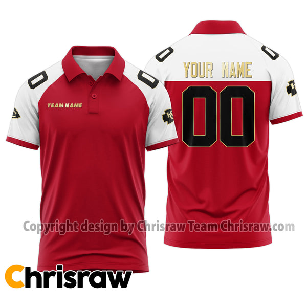 Chiefs Polo Custom Name & Number