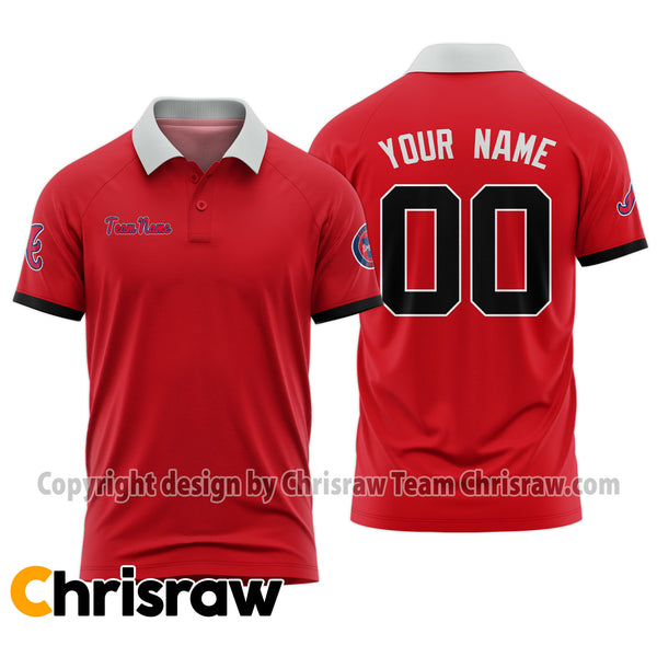 Braves Polo Custom Name & Number