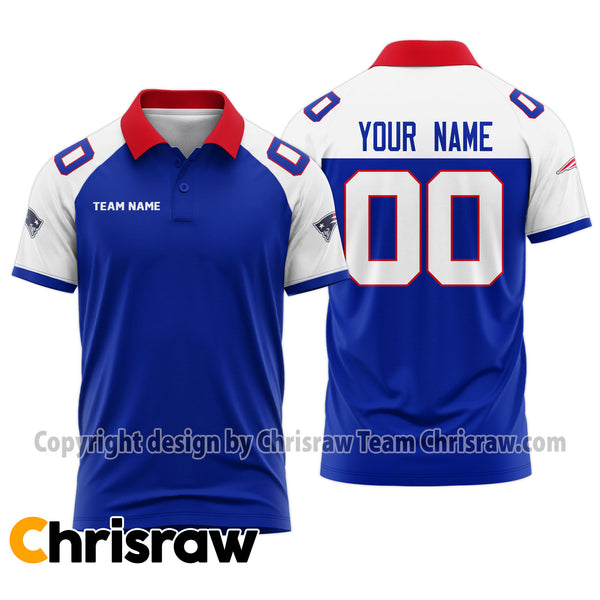 Patriots Polo Custom Name & Number