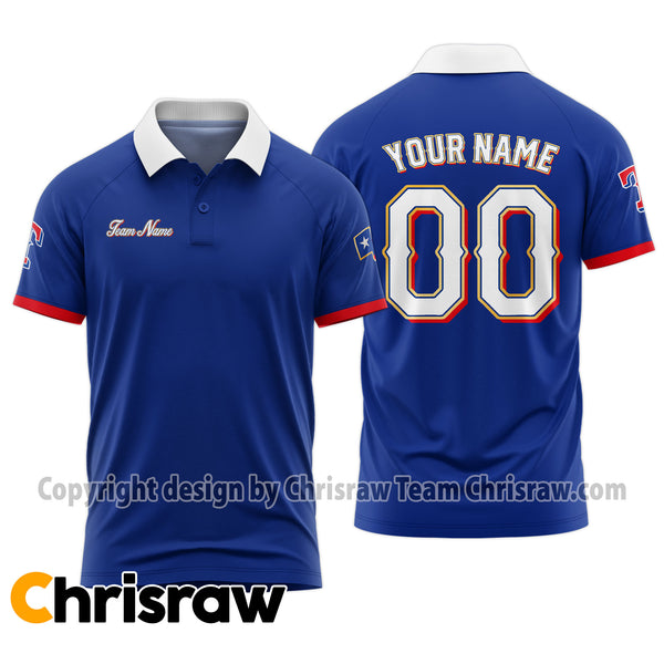 Rangers Polo Custom Name & Number