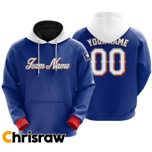 Pullover Sweatshirt Hoodie Custom Texas - V2