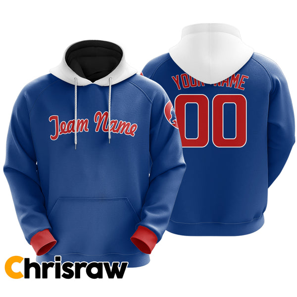 Pullover Sweatshirt Hoodie Custom Chicago - V2