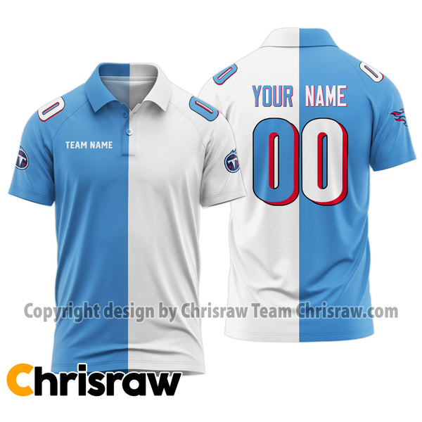 Titans Polo Custom Name & Number