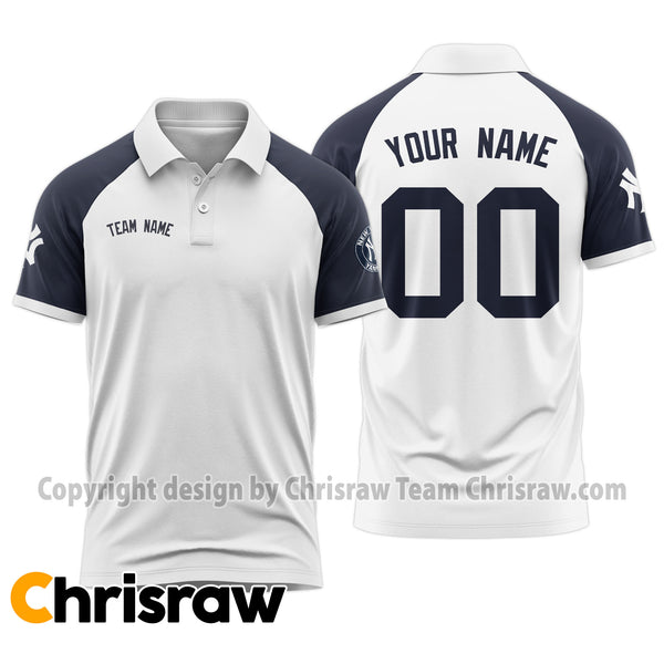 Yankees Polo Custom Name & Number