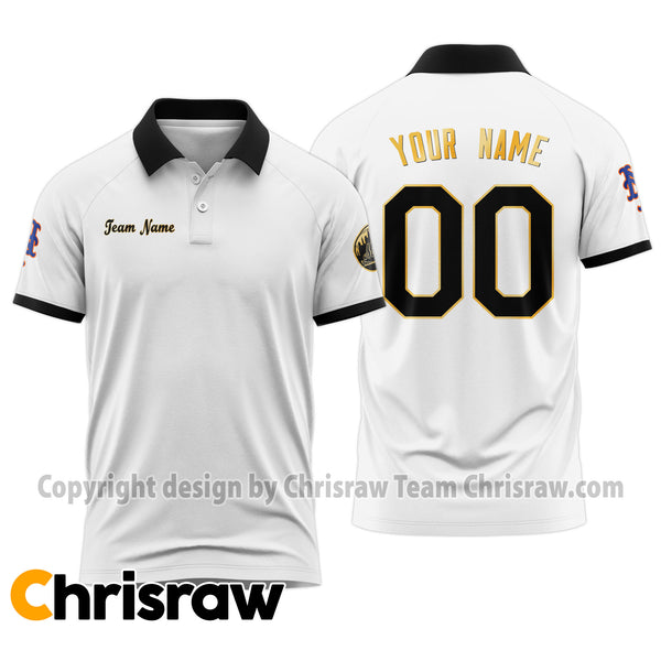 Mets Polo Custom Name & Number