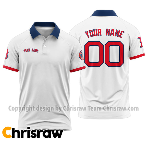 Red Sox Polo Custom Name & Number