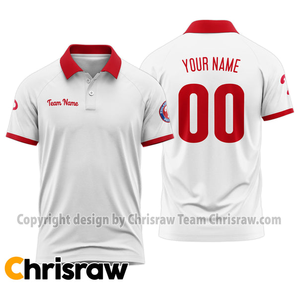 Phillies Polo Custom Name & Number