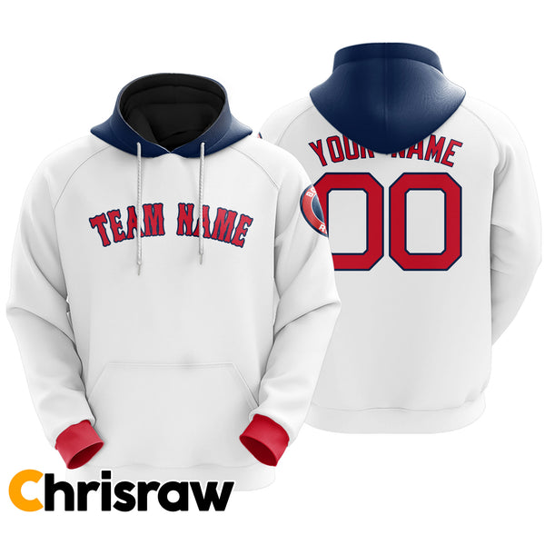 Pullover Sweatshirt Hoodie Custom Boston - V1