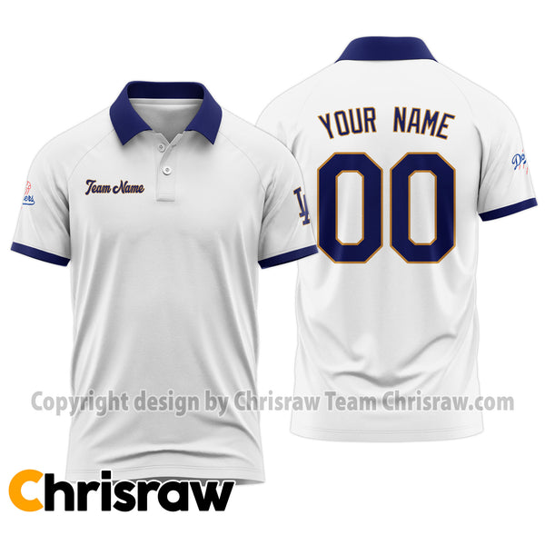 Dodgers Polo Custom Name & Number