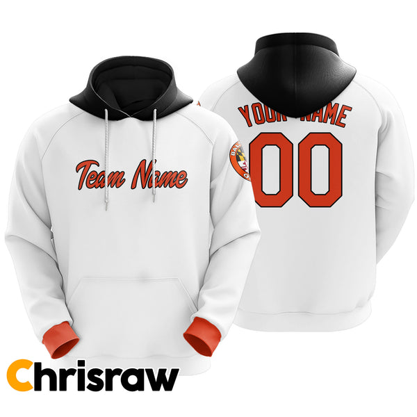 Pullover Sweatshirt Hoodie Custom Baltimore - V1