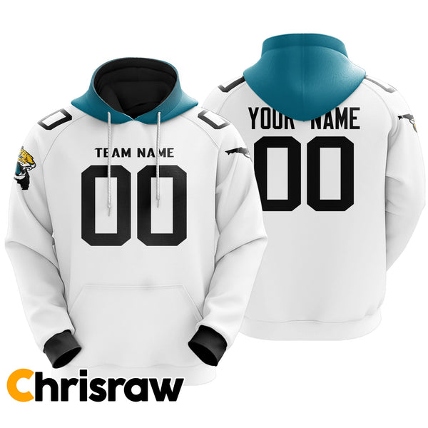 Pullover Sweatshirt Hoodie Custom Jacksonville - V1