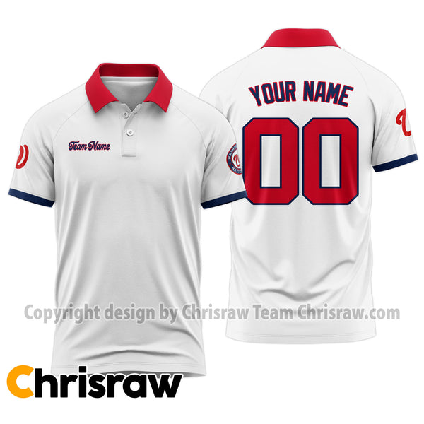 Nationals Polo Custom Name & Number