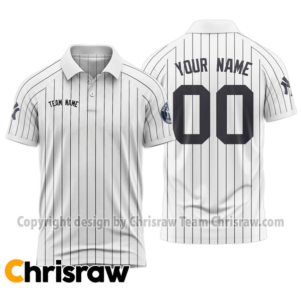 Yankees Polo Custom Name & Number