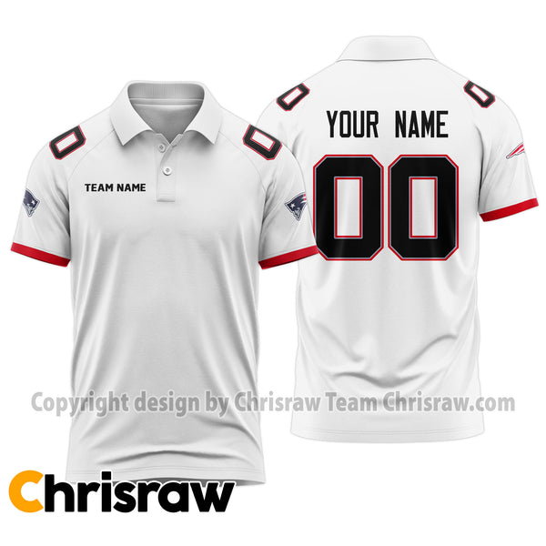 Patriots Polo Custom Name & Number