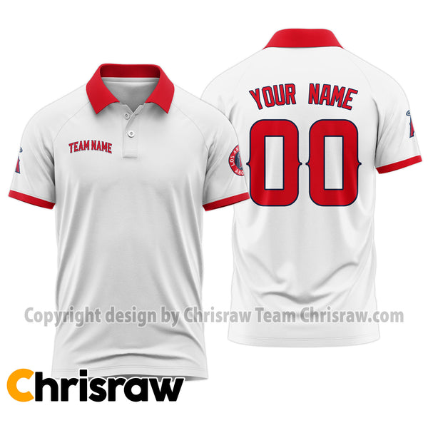 Angels Polo Custom Name & Number