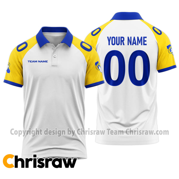 Rams Polo Custom Name & Number