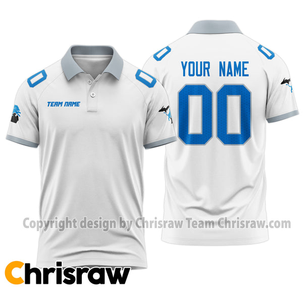 Lions Polo Custom Name & Number