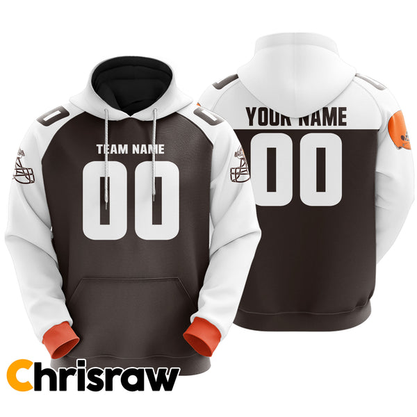 Pullover Sweatshirt Hoodie Custom Cleveland - V1