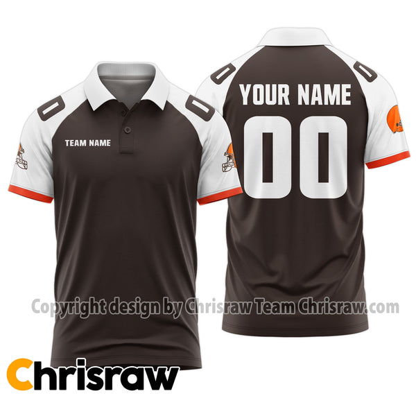 Browns Polo Custom Name & Number