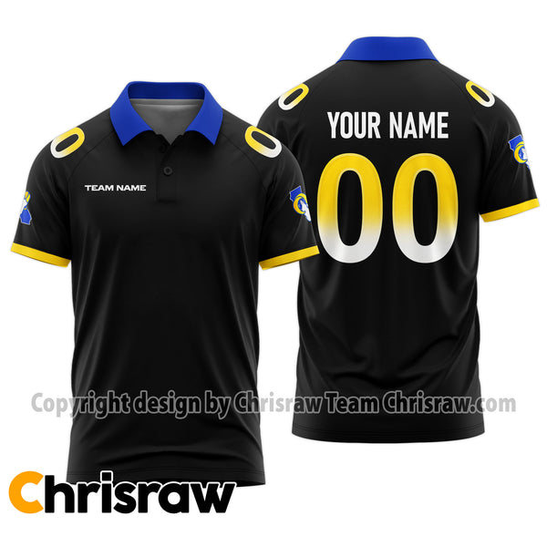 Rams Polo Custom Name & Number