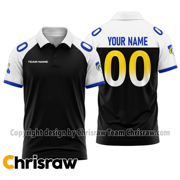 Rams Polo Custom Name & Number