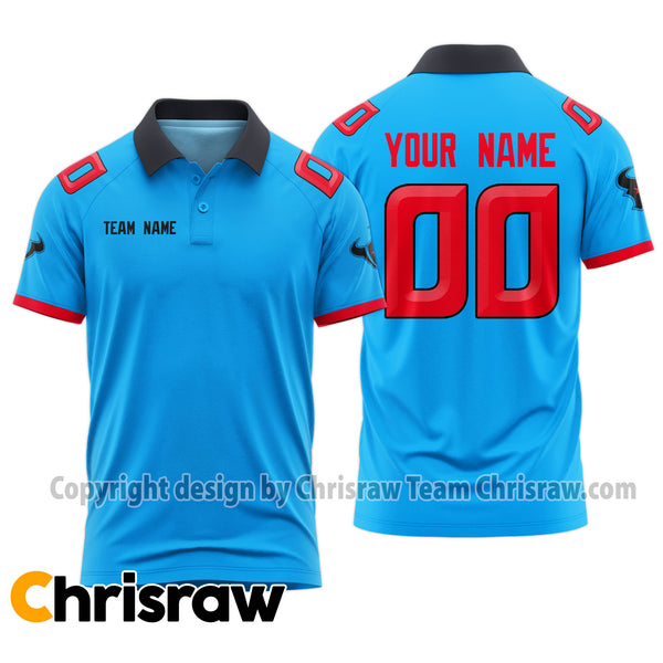 Texans Polo Custom Name & Number