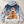 Chrisraw Round tiger in a Christmas blizzard hoodie — back flat lay