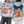 Chrisraw Round tiger in a Christmas blizzard hoodie — on model