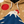 Chrisraw Santa cat on Mount Fuji Christmas hoodie — print close-up