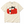 Chrisraw Hirune Neko ivory T-shirt — napping cat on red blanket print