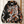 Chrisraw Flame cloud white tiger hoodie — hanging