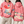 Chrisraw Skiing goose pink winter hoodie — on model